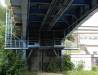 Lorenzbrücke, Werkbrücke von SEL (2014) Lorenzbrücke, Werkbrücke von SEL, Teltowkanal, Tempelhofer Hafen, Ullsteinhaus